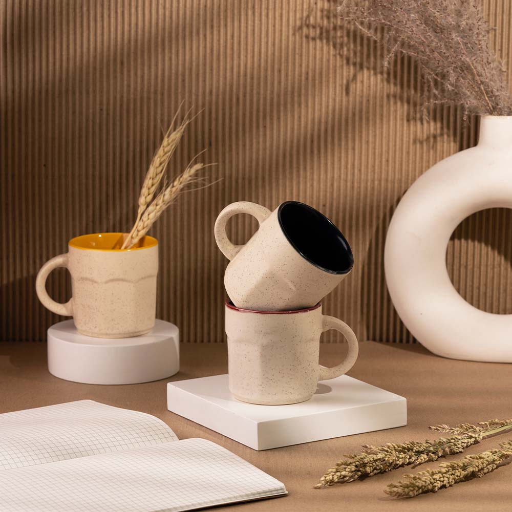 Cup Plate Allure Ceramic Coffee Mug