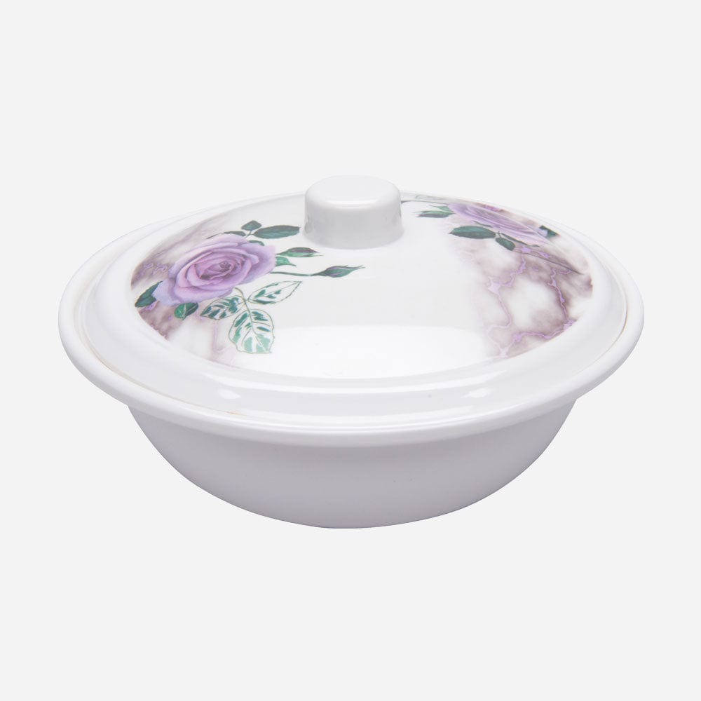Cup Plate Blooming Rose 32-Piece Melamine Dinner Set