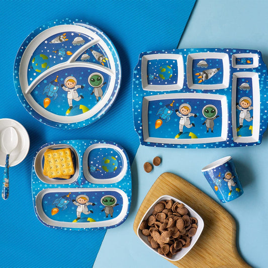 Cup Plate Cool Sci-Fi Kids Dinner Set