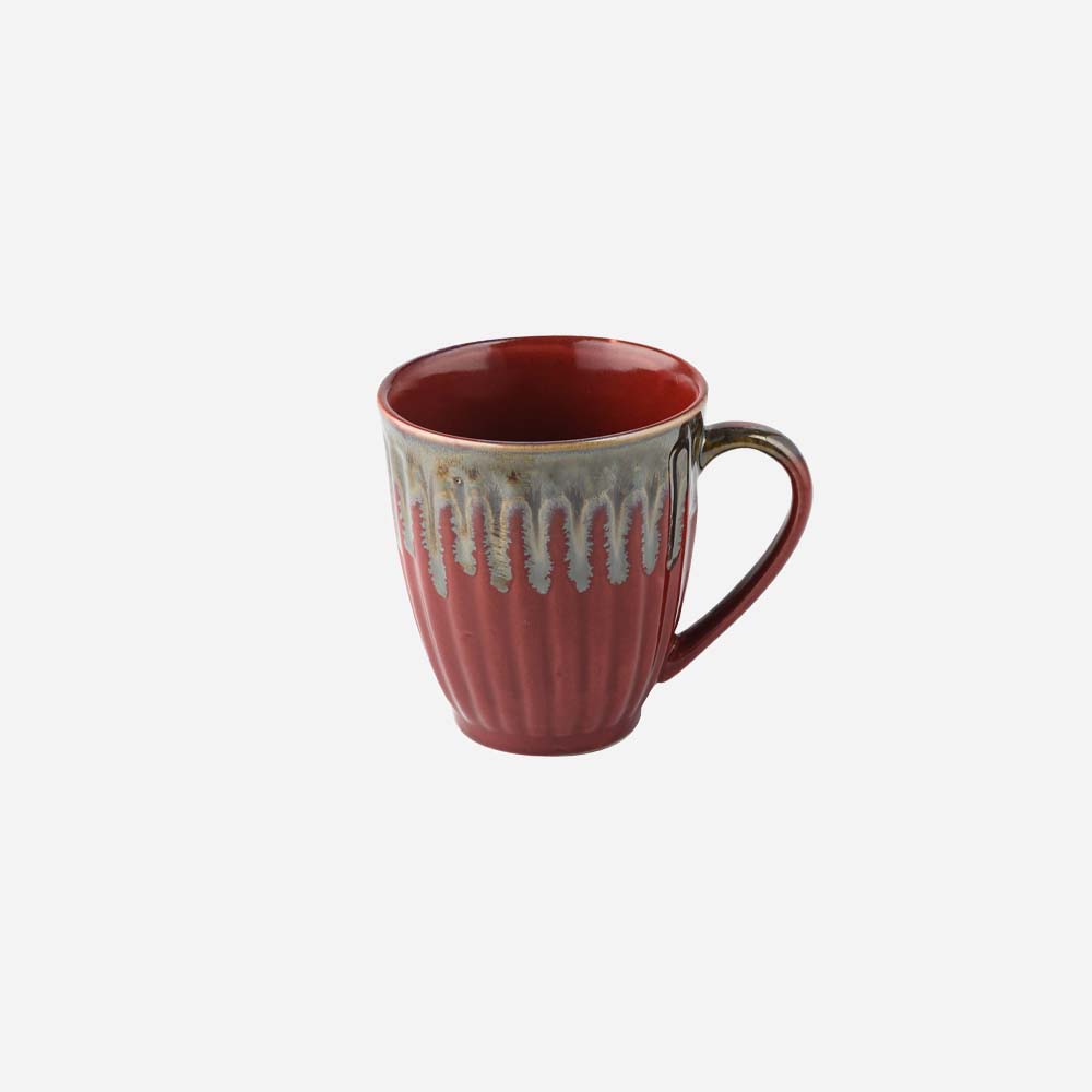 Cup Plate Elegant Ceramic Carnival Mug - 300ml