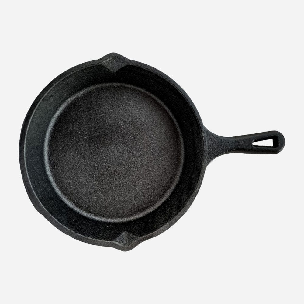 Cup Plate Handcrafted Cast Iron Fry Pan - Pre-Seasoned Cookware