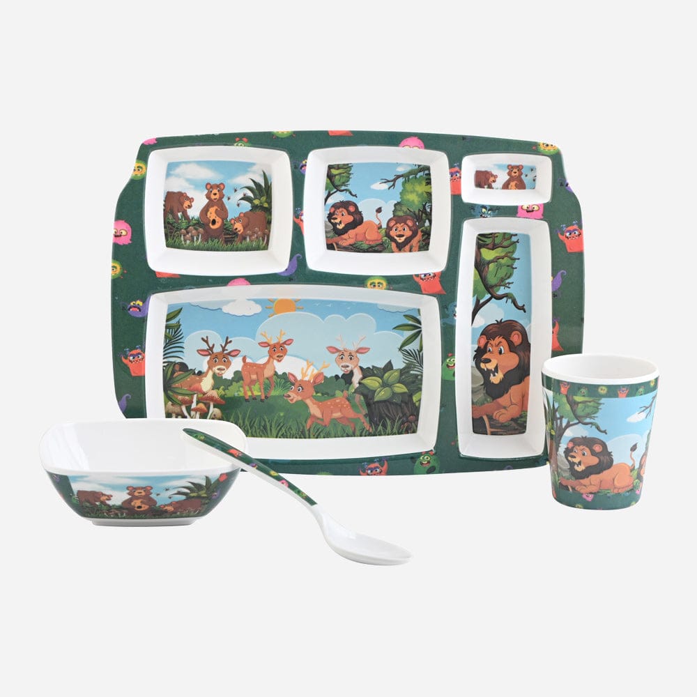 Cup Plate Jungle Book Kids Dinner Set for Fun Mealtimes