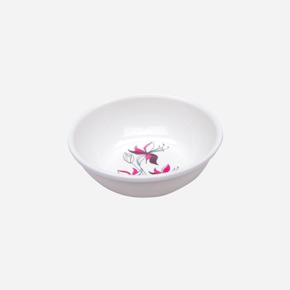 Cup Plate Purple Petals 32-Piece Round Dinner Set