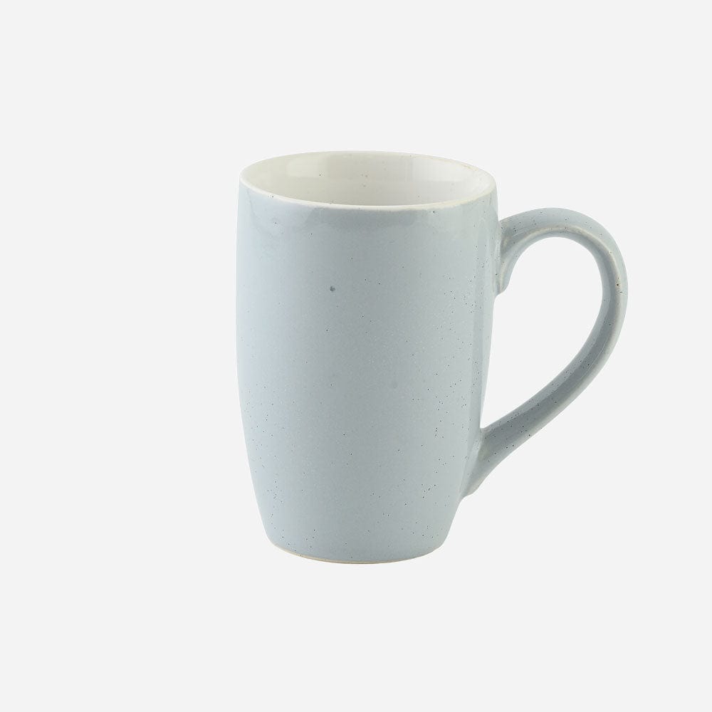 Cup Plate Set of 2 / Gray Marvella Ceramic Milk Mug