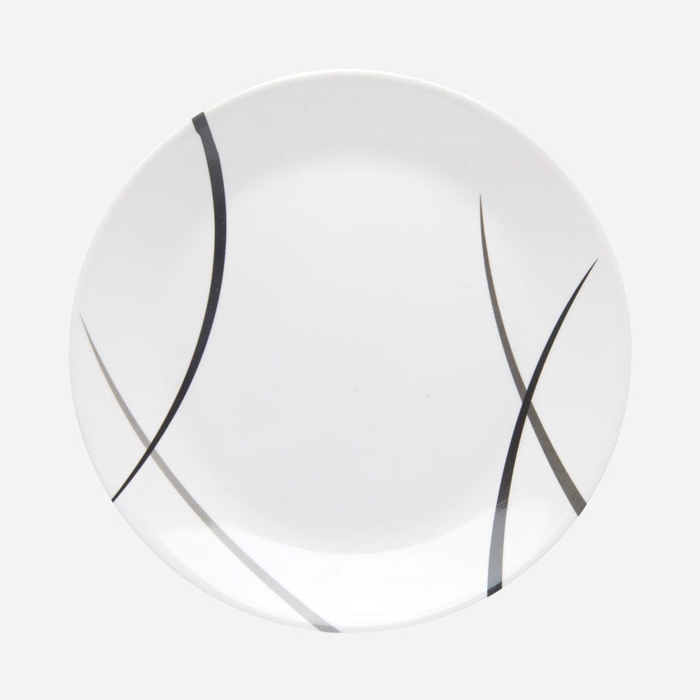 Cup Plate Strokes 32-Piece Round Dinner Set
