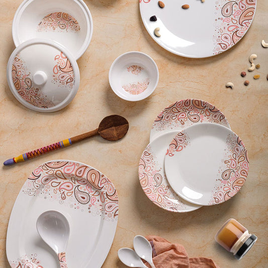 Cup Plate Celebration Round Dinner Set (32 Piece)