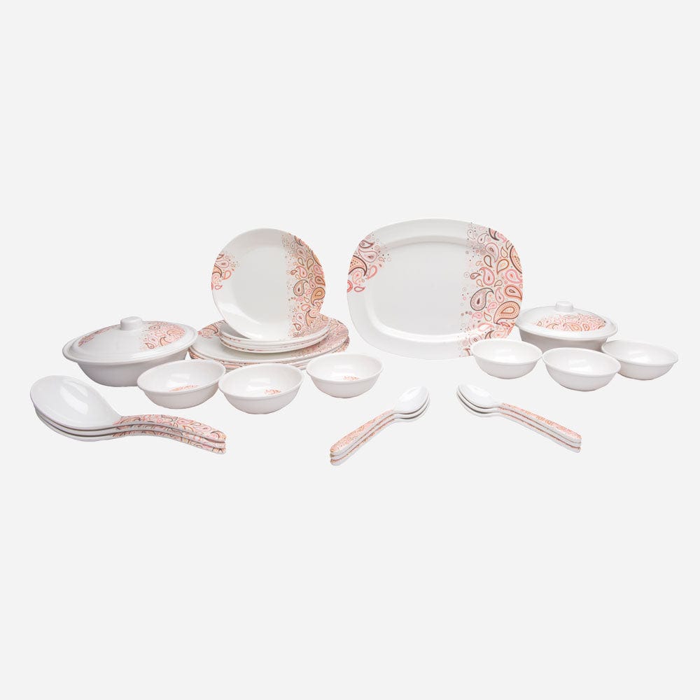 Cup Plate Celebration Round Dinner Set (32 Piece)