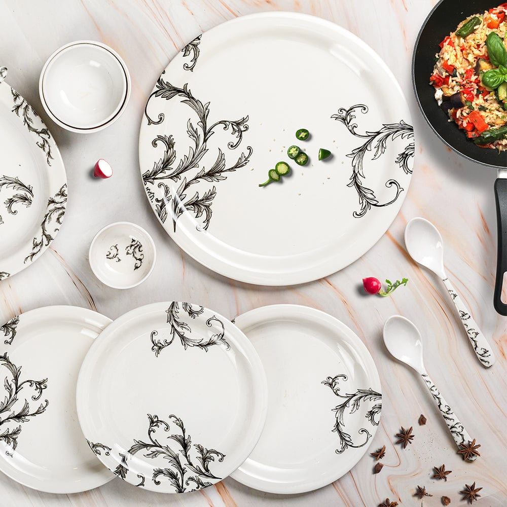 Cup Plate Diana 44-Piece Round Dinner Set