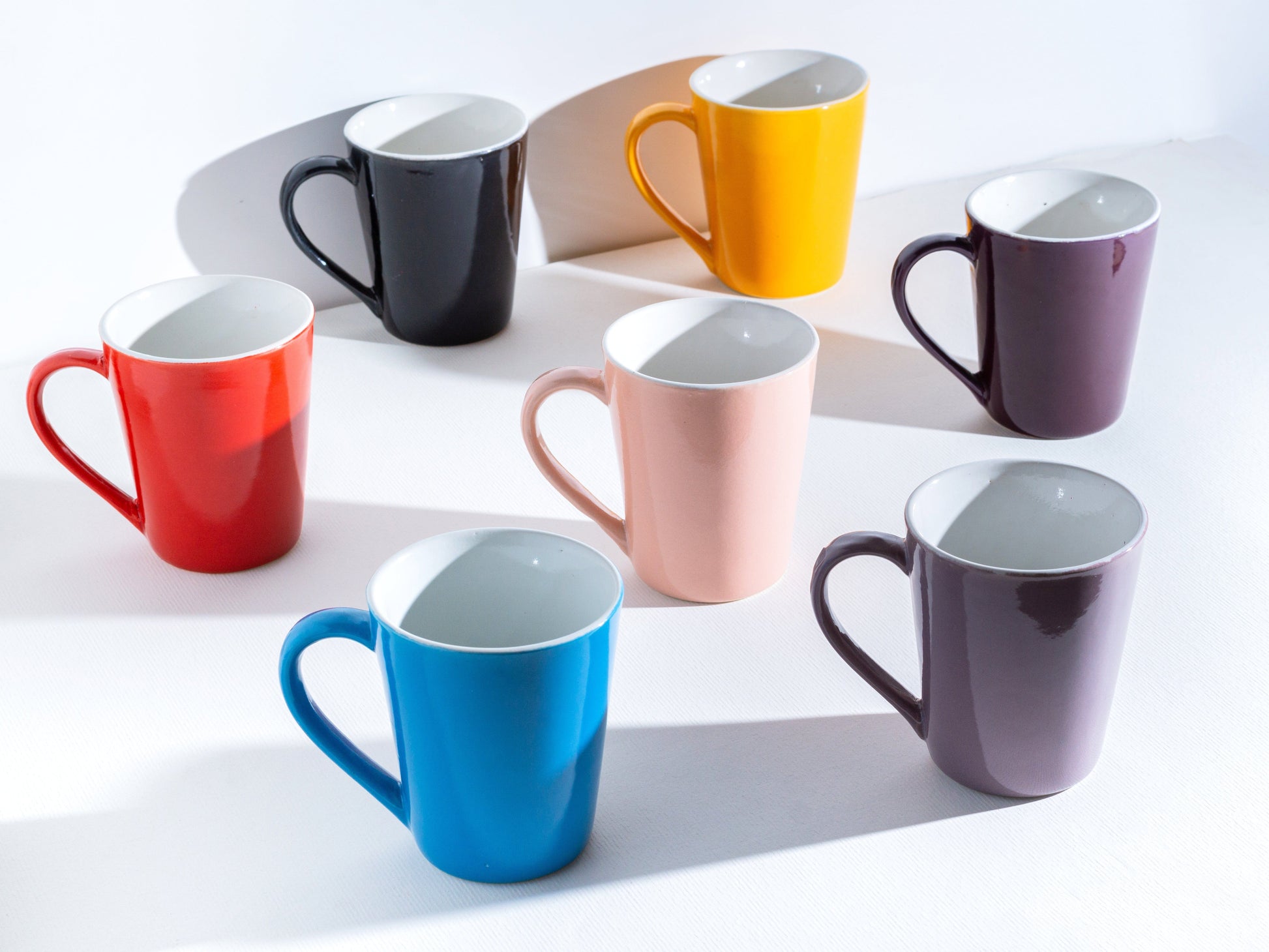 Cup Plate Genie Ceramic Mug - Elegant Drinkware