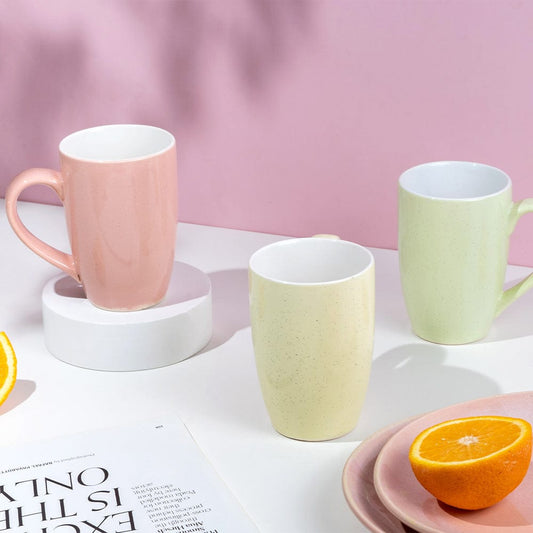 Cup Plate Marvella Ceramic Milk Mug