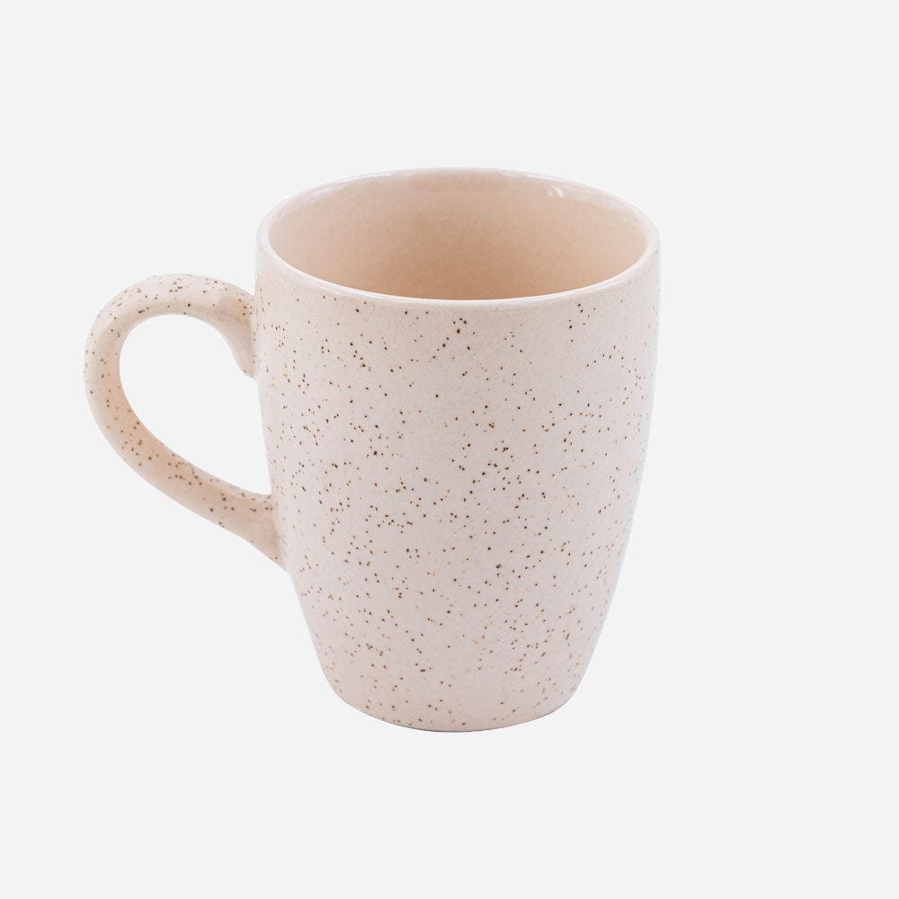 Cup Plate Set of 2 / Ivory Elegant Ceramic Arabica Mug