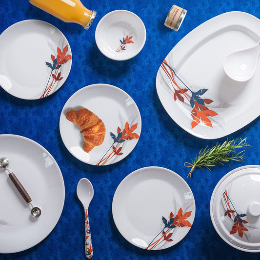Cup Plate Victor Round Dinner Set - 32 Piece Melamine Dinnerware